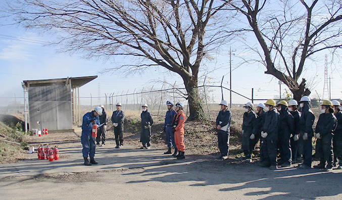 Firefighting drill